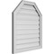 Ekena Millwork Octagonal Top Surface Mount PVC Gable Vent w/ 2"W x 1-1/2"P Brickmould Frame, 26"W x 30"H GVPOT26X3002SF - alternate 5